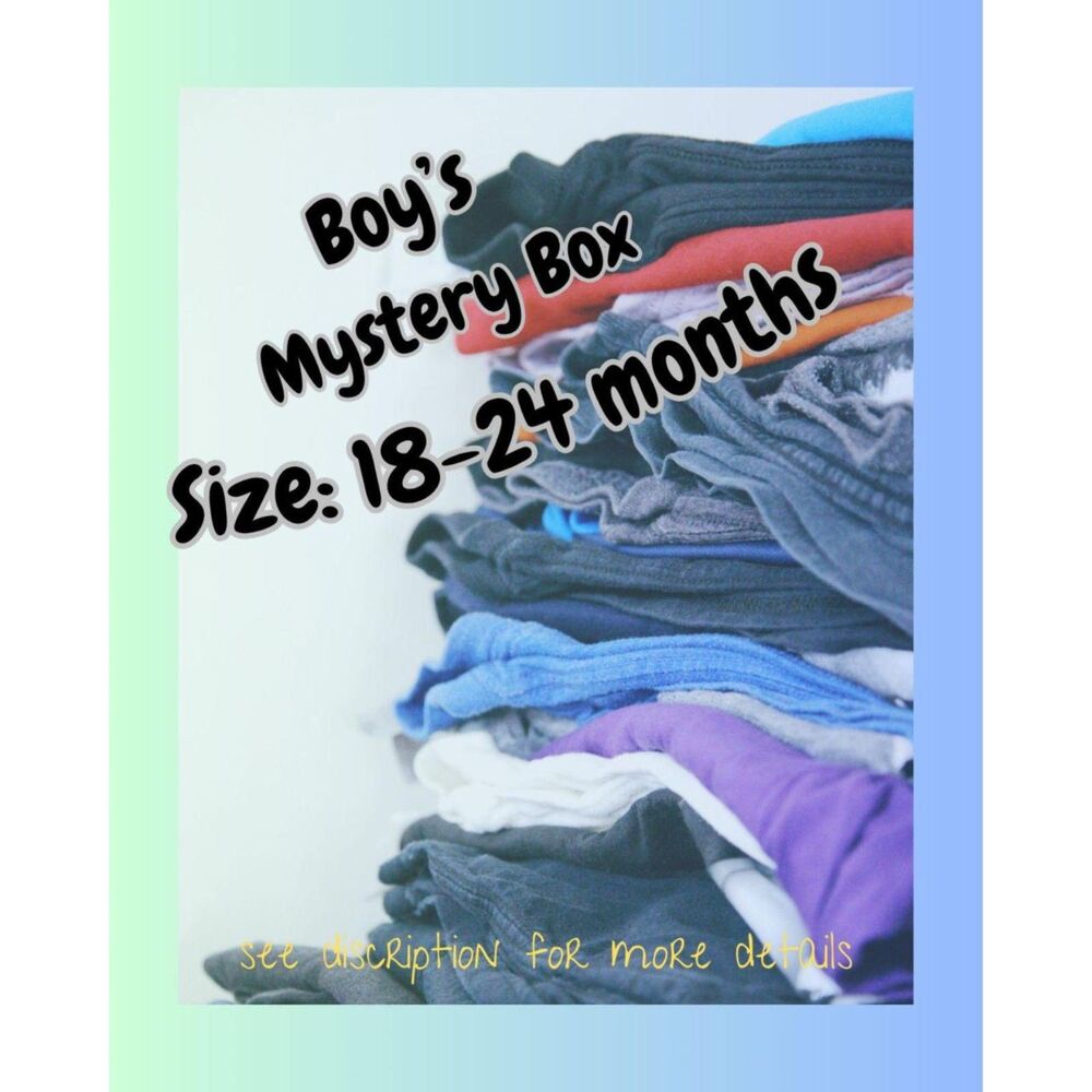 10 piece Mystery Box Lot Bundle - Boys 18 - 24 months